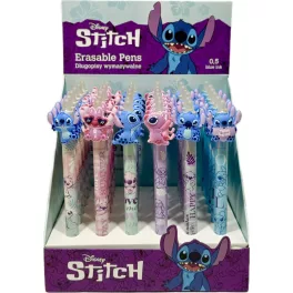 Radírozható golyóstoll, nyomógombos, Stitch