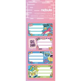 Girl Power füzetcímke 12 db-os, Nebulo