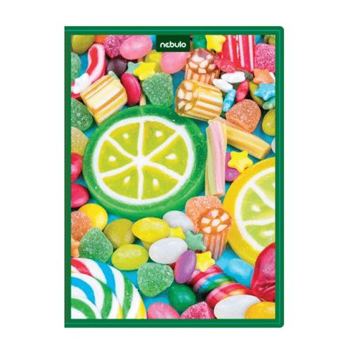 Candy füzetbox A/4, hullámkarton, gazdaságos kivitel, Nebulo