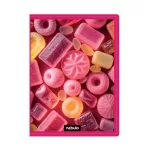 Candy füzetbox A/5, hullámkarton, gazdaságos kivitel, Nebulo