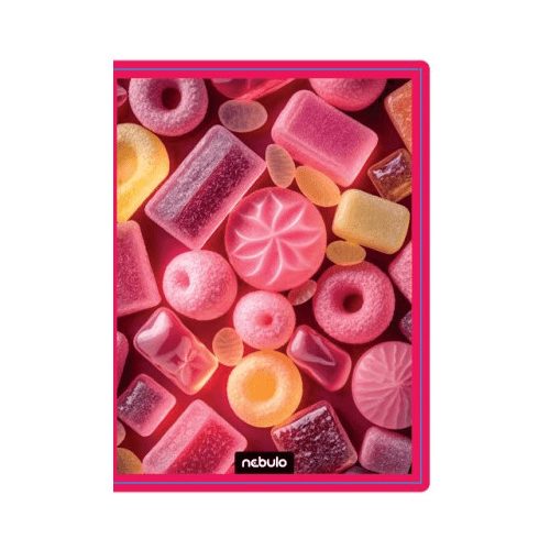 Candy füzetbox A/5, hullámkarton, gazdaságos kivitel, Nebulo