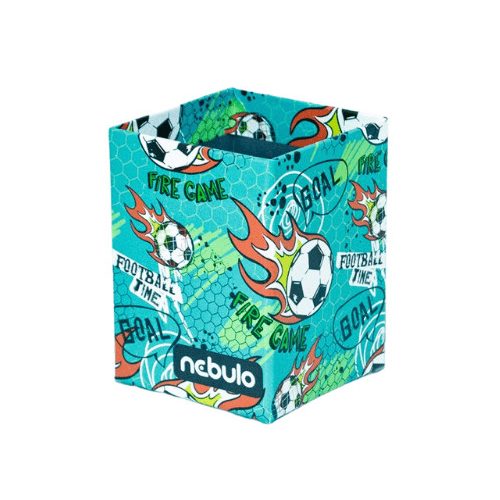 Focis asztali ceruzatartó, karton 8x8x10cm, Nebulo