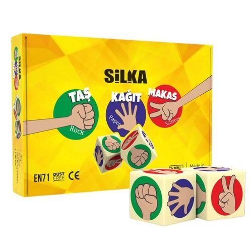 Radír, Silka, 2 db/szett, Kő-Papír-Olló
