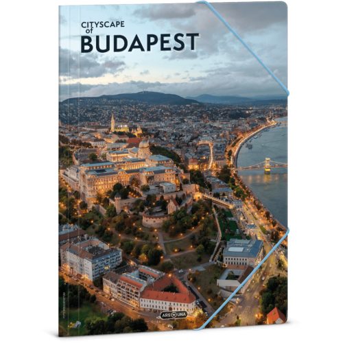 Cityscape gumis mappa A/4, Budapest