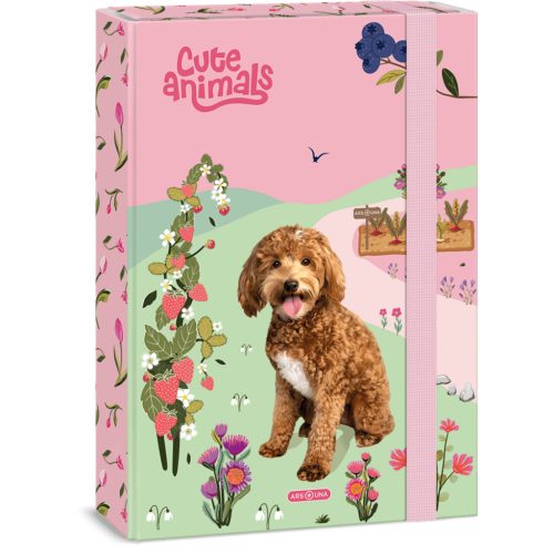 Doggie, kutyás füzetbox A/4, Cute Animals