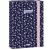 Ars Una füzetbox A/4, Navy Bloom, sötétkék, virágos