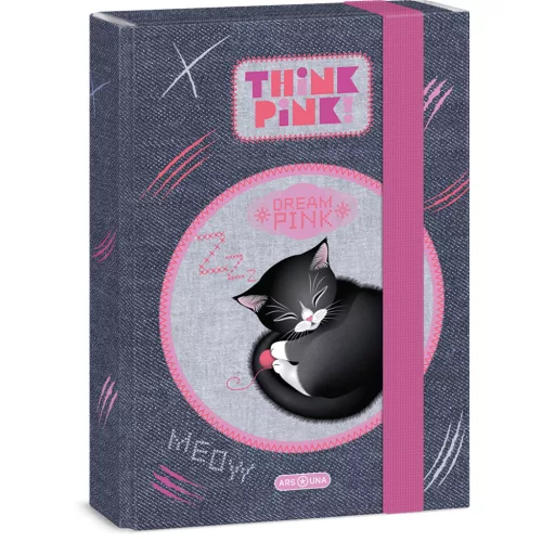 Think Pink, cicás füzetbox A/5, Ars Una