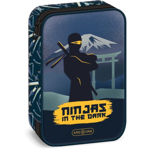 Ninjas tolltartó, belső emeletes, üres, Ninjas in the Dark