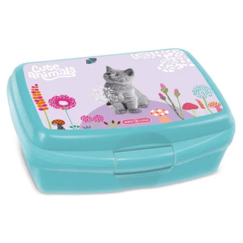 Cuki állatok uzsonnás doboz, kitten, cicás