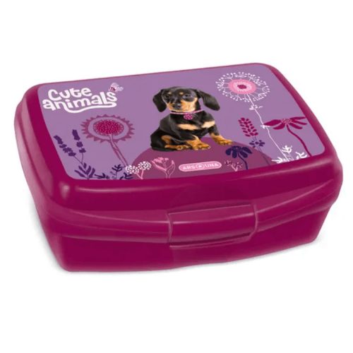 Cuki állatok uzsonnás doboz, puppy, kutyás