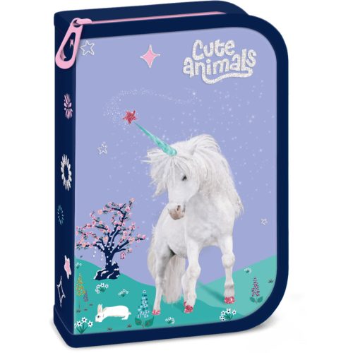 Unikornis tolltartó, klapnis, töltött, Cute Animals, Unicorn
