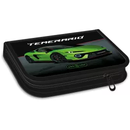   Lamborghini tolltartó, klapnis, töltött, Ars Una, zöld színű