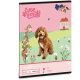Doggie, kutyás tűzött füzet A/5, 32 lap vonalas (21-32), Cute Animals
