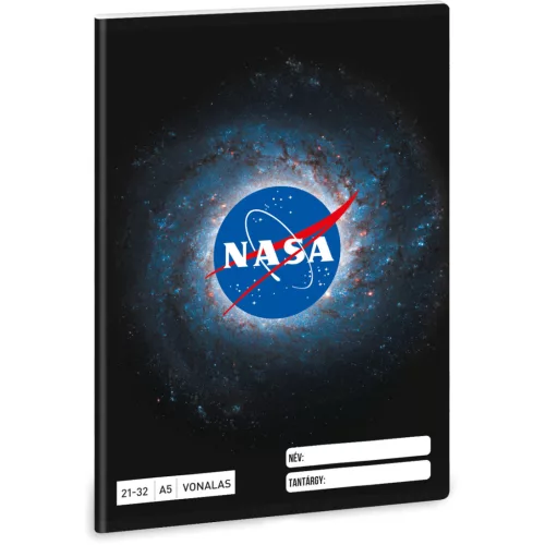 NASA tűzött füzet A/5, 32 lap vonalas (21-32), Ars Una