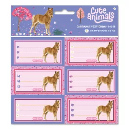 Lovas füzetcímke 18 db, Ars Una, Horse