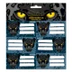 Black Panther füzetcímke 18 db, Ars Una, fekete párduc