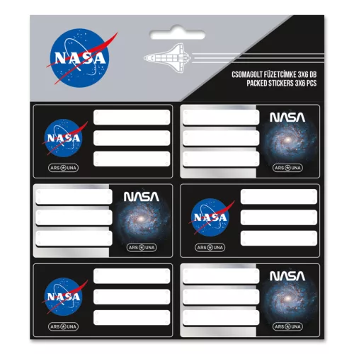 NASA füzetcímke 18 db, Ars Una