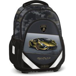   Lamborghini anatómiai iskolatáska, hátizsák, 43x33x22cm, Ars Una, arany színű