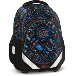   Gamers Hud anatómiai iskolatáska, hátizsák, 43x33x22cm, Ars Una