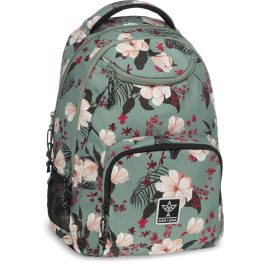   Ars Una hátizsák, iskolatáska, 45x34x26cm, 26l, AU-6, Flowery Green