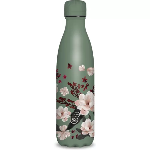 Ars Una fémkulacs, duplafalú, 500 ml, Flowery Pink