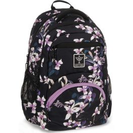   Ars Una ergonómikus hátizsák, iskolatáska, 45x33x23cm, 27l, Botanic Orchid