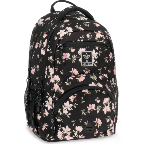 Ars Una ergonómikus hátizsák, iskolatáska, 45x33x23cm, 27l, Magnolia