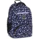 Ars Una ergonómikus hátizsák, iskolatáska, 45x33x23cm, 27l, Navy Bloom, sötétkék, virágos
