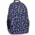 Ars Una hátizsák, iskolatáska, 48x32x25cm, 26l, AU-14, Navy Bloom, sötétkék, virágos