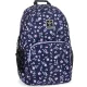 Ars Una hátizsák, iskolatáska, 48x32x25cm, 26l, AU-14, Navy Bloom, sötétkék, virágos