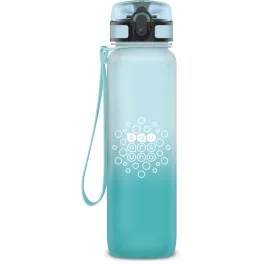   Ars Una kulacs, motivációs kulacs, 1000 ml, matt, Ice, kék-világoskék