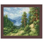 Gyémántfestés szett, fjord, 50x40cm