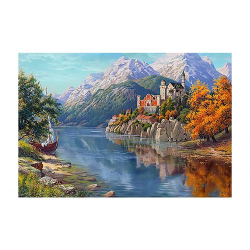 Gyémántfestés szett, Neuschwanstein kastély, 100x68cm