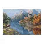 Gyémántfestés szett, Neuschwanstein kastély, 100x68cm
