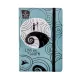 Tim Burton jegyzetfüzet, notesz A/5, keményfedeles, 80 lapos, 80g, vonalas, szürkéskék, Colorino School