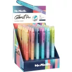 Radírozható golyóstoll, nyomógombos, színátmenetes test, Ghost Pen, Colorino School, többféle