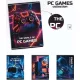 Lastva tűzött füzet A/4, kockás, 52 lapos, PC Games