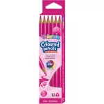Színes ceruza, Colorino, háromszög test, rózsaszín