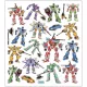 Matrica, transformers robotok, 15x17cm