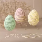 Tojások, műanyag, 12 db/szett, 6 cm-es, pasztell színek