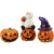 Halloweeni figurák, 3 db/csomag, 1,5-3,5cm magas