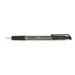 Golyóstoll, Flexoffice EasyGrip, fekete, 0,4 mm, nyomógombos