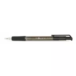   Golyóstoll, Flexoffice EasyGrip, fekete, 0,4 mm, nyomógombos