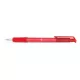Golyóstoll, Flexoffice EasyGrip, piros, 0,4 mm, nyomógombos