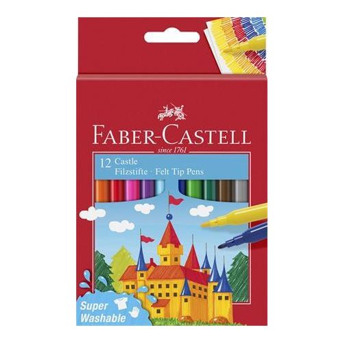 Filctoll készlet 12 db-os, Faber-Castell Castle