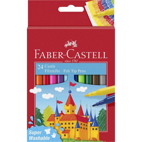 Filctoll készlet 24 db-os, Faber-Castell Castle