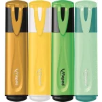 Szövegkiemelő készlet, 4 db-os, 1-5 mm, Maped Fluo Peps Assorted, többféle készlet