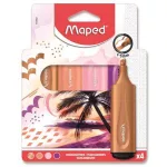 Szövegkiemelő készlet, 4 db-os, 1-5 mm, Maped Fluo Peps Assorted, többféle készlet
