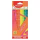 Színes ceruzakészlet 12 db-os, Maped Neon, háromszög test