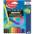 Színes ceruzakészlet 12 db-os, Maped Color Peps INFINITY, háromszög test